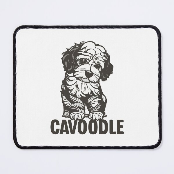 Item preview, dogs cavoodle black and white designed and sold by storefoxmix.