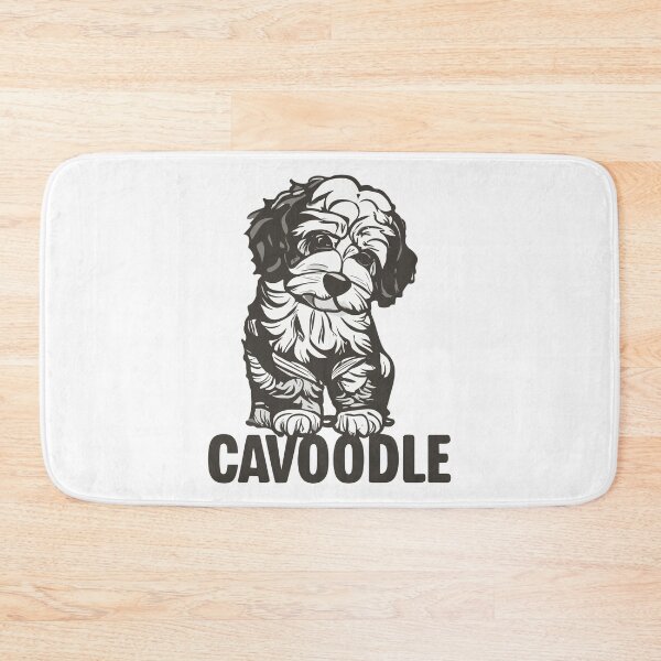 Item preview, dogs cavoodle black and white designed and sold by storefoxmix.