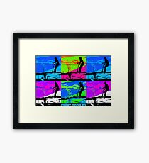Up and Over - Stunt Scooter Framed Print