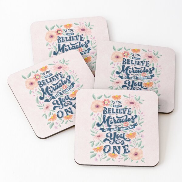 Item preview, Positive Affirmation Inspirational Quote Flowers Motivational Quote Believe in yourself Self-love designed and sold by Sandra Brezina.