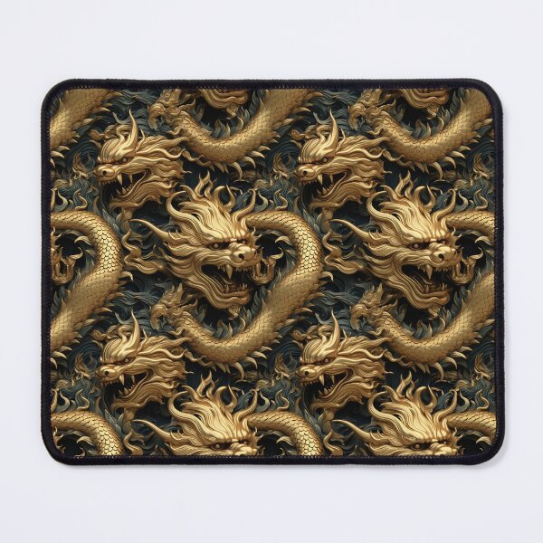 Item preview, Gold Dragons Pattern designed and sold by JaimeLikes.