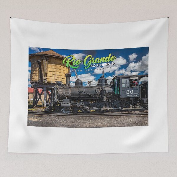 Item preview, Rio Grande Southern 20 Steam Locomotive designed and sold by GestaltImagery.