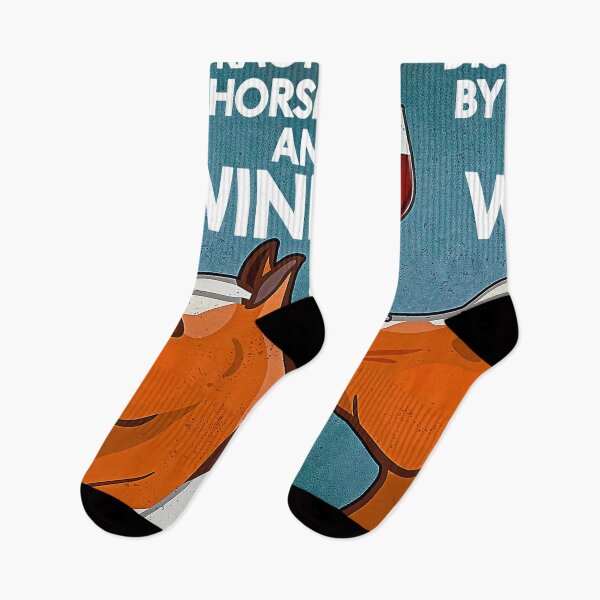Item preview, Easily distracted by horses and wine   designed and sold by SameeraDammeyer.