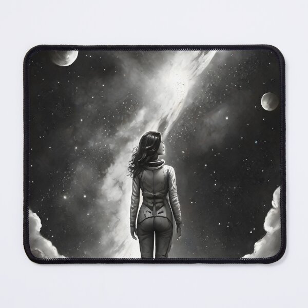 Item preview, woman standing in space designed and sold by juneey.
