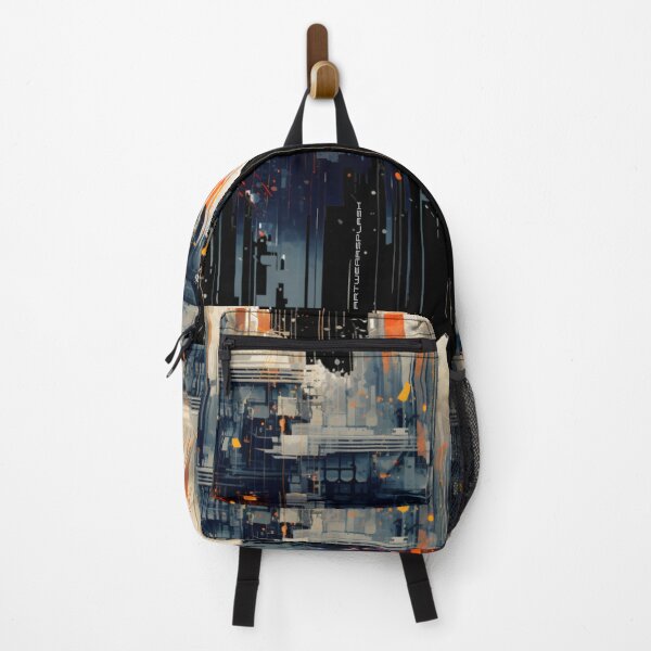 Item preview, Future city - Abstract art designed and sold by ArtWearSplash.