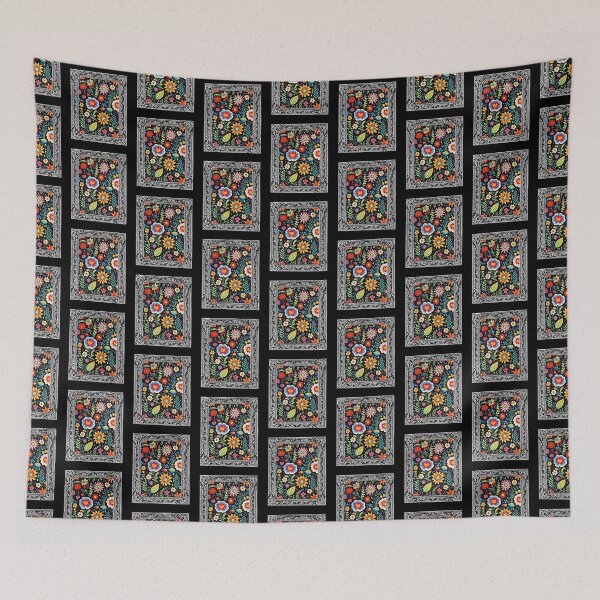 Item preview, Mexican Floral Pattern Colorful Flowers In A Frame 8 designed and sold by elvisg03.