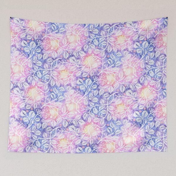Item preview, Winter Solstice Frozen Leaves designed and sold by Markéta Stengl.