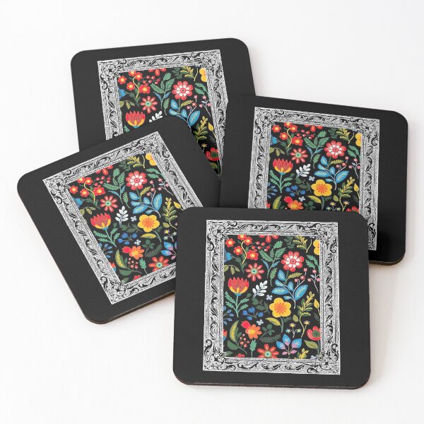 Item preview, Mexican Floral Pattern Colorful Flowers In A Frame 9 designed and sold by elvisg03.