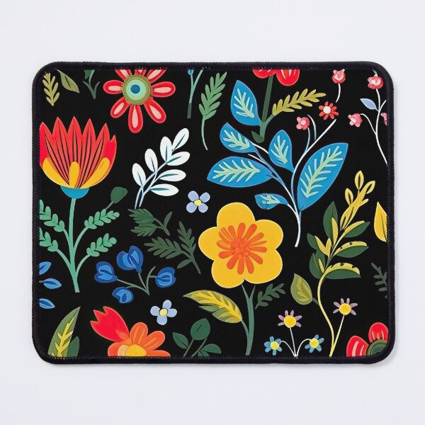 Artikelvorschau, Bunte Blumen des mexikanischen Blumenmusters in einem Rahmen 9 entworfen und verkauft von elvisg03.