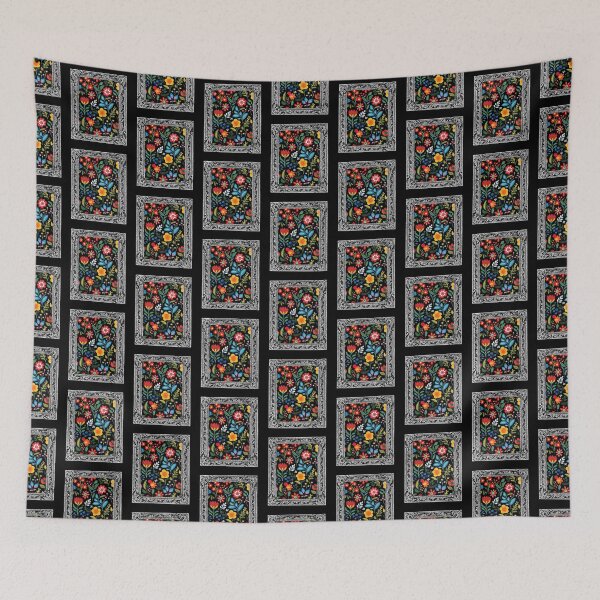 Item preview, Mexican Floral Pattern Colorful Flowers In A Frame 9 designed and sold by elvisg03.