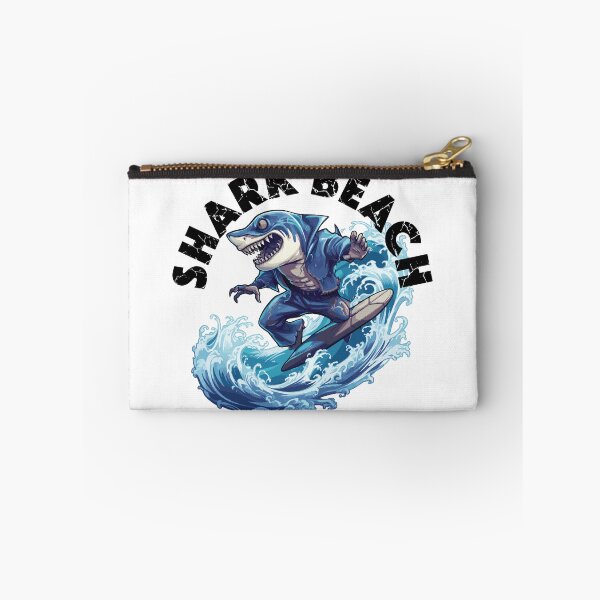 Item preview, Shark Surfing - Shark Beach (Black Lettering) designed and sold by VelvetRoom.