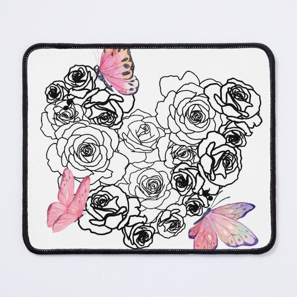 Item preview, Sweet flowers and butterfly designed and sold by upupupshop.