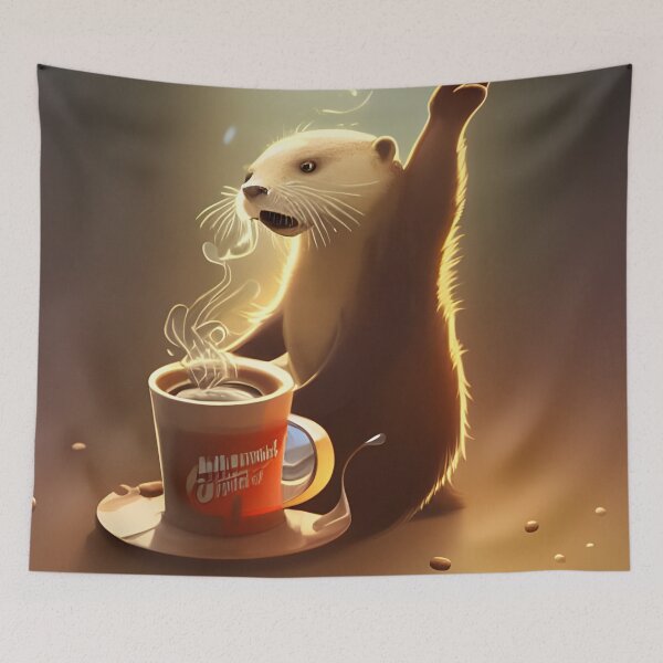 Artikelvorschau, Otter Café – Noch einen Latte, bitte! entworfen und verkauft von stine1.