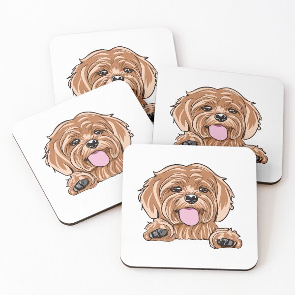 Item preview, dogs cavoodle black and white designed and sold by storefoxmix.