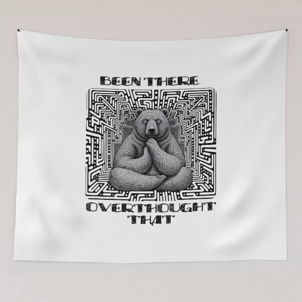 Item preview, Been There, Overthought That (Black) designed and sold by Yogimeister.