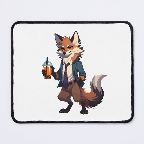Item preview, Maned Wolf Boba Tea designed and sold by cave-canvas.