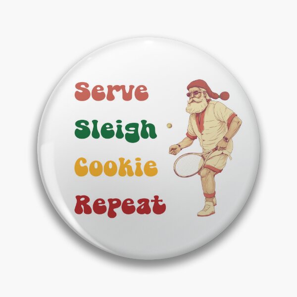 Item preview, Santa is Playing Tennis this Christmas designed and sold by 4TeeToo.
