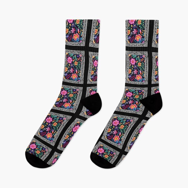 Item preview, Mexican Floral Pattern Colorful Flowers In A Frame 10 designed and sold by elvisg03.