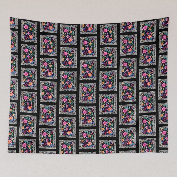 Item preview, Mexican Floral Pattern Colorful Flowers In A Frame 10 designed and sold by elvisg03.