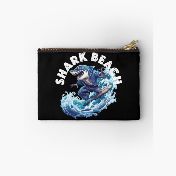 Item preview, Shark Surfing - Shark Beach (White Lettering) designed and sold by VelvetRoom.