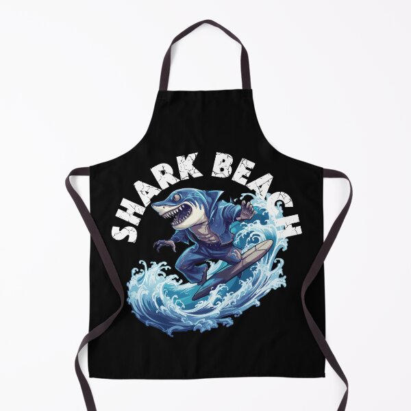 Item preview, Shark Surfing - Shark Beach (White Lettering) designed and sold by VelvetRoom.