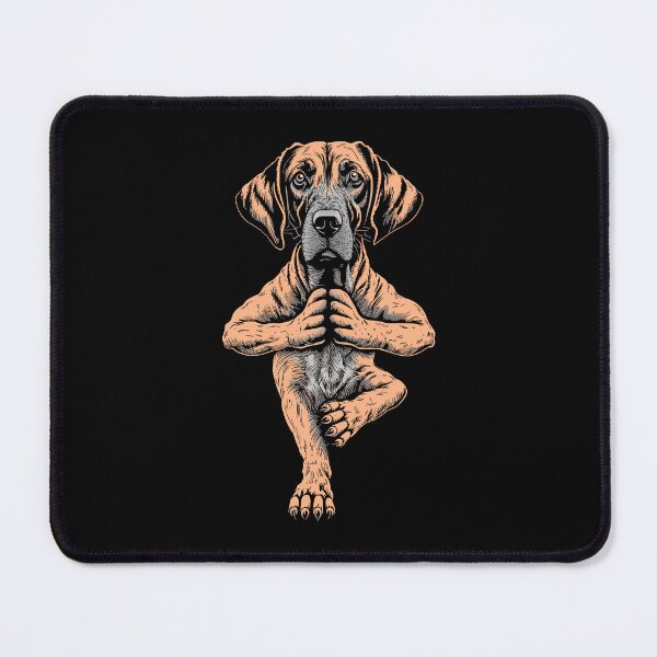 Item preview, Rhodesian Ridgeback Yoga Dog Puppy Cute Dogs Asana Tree Pose designed and sold by GrandeDuc.