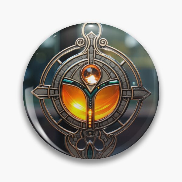 Item preview, Art Nouveau-inspired pendant  designed and sold by Whimsicalhub.