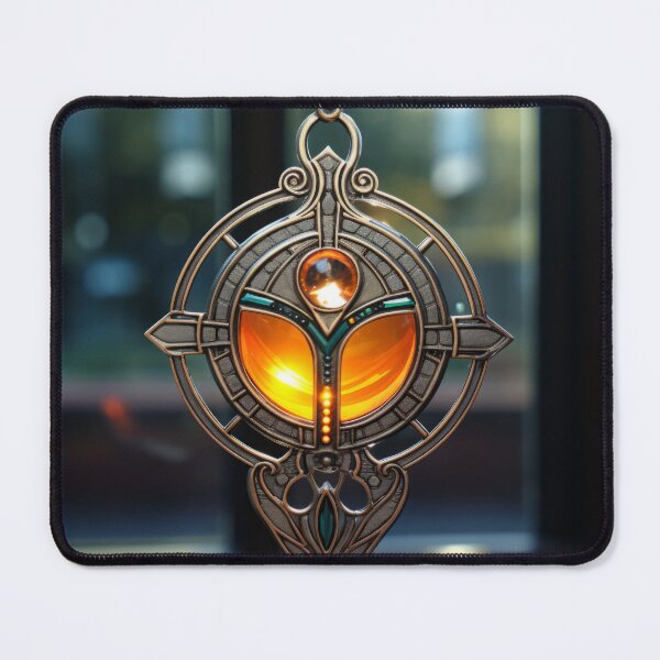 Item preview, Art Nouveau-inspired pendant  designed and sold by Whimsicalhub.