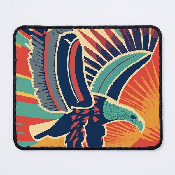 Item preview, Southwestern Eagle Deco Zia New Mexico Cinematic vibrant designed and sold by sadedream.