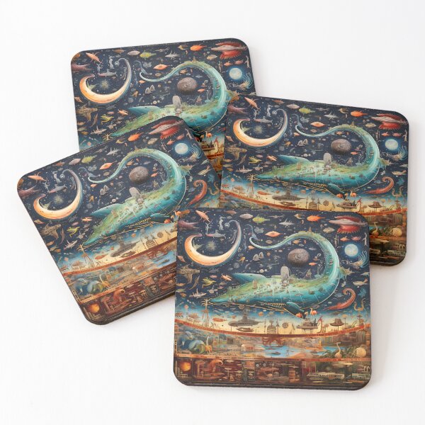 Item preview, Unraveling the Universe: A Vintage-Inspired Collage designed and sold by Shirtastically.
