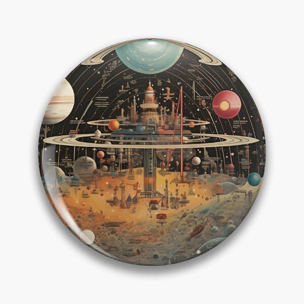 Item preview, Vintage Space Collage designed and sold by Shirtastically.