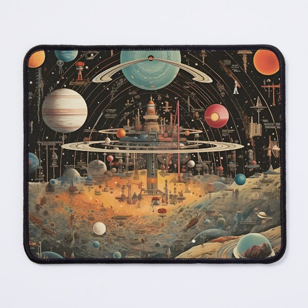 Item preview, Vintage Space Collage designed and sold by Shirtastically.