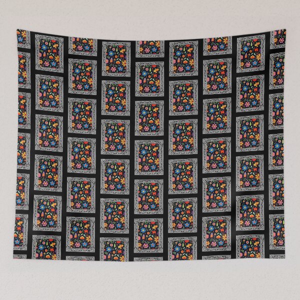 Item preview, Mexican Floral Pattern Colorful Flowers In A Frame 11 designed and sold by elvisg03.