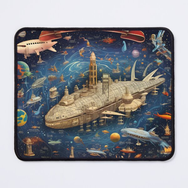 Item preview, Galactic Adventure: A Stunning Collage Created designed and sold by Shirtastically.