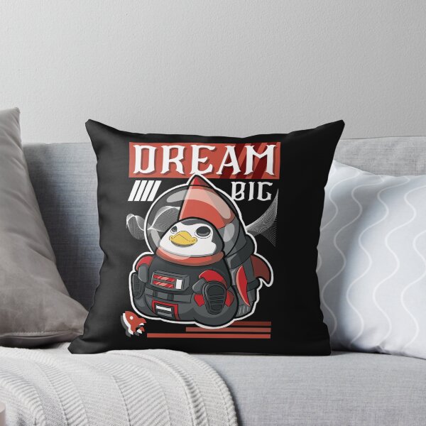 Item preview, Dream Big Penguin Astronaut getting Ready to Fly designed and sold by The magic  Yellow bus.