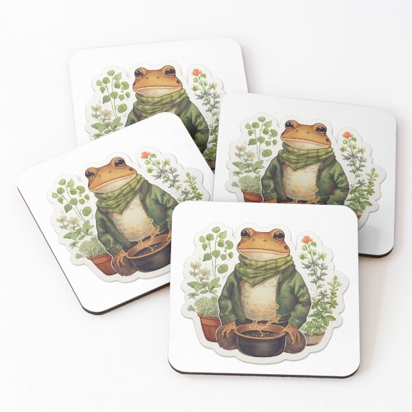 Item preview,  Frog In The Garden Cottagecore Style designed and sold by baucestudio.