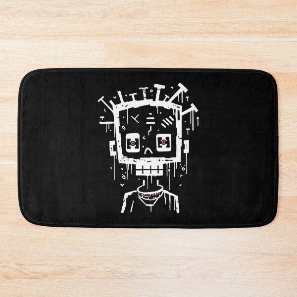 Item preview, Robot boy skull Grunge Graffiti designed and sold by blackdogshop.
