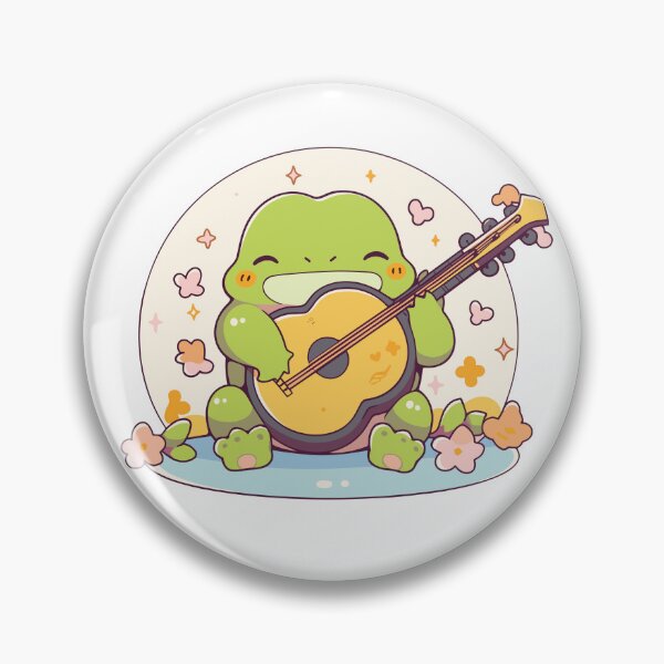 Item preview, Frog playing banjo designed and sold by DominDesigns.