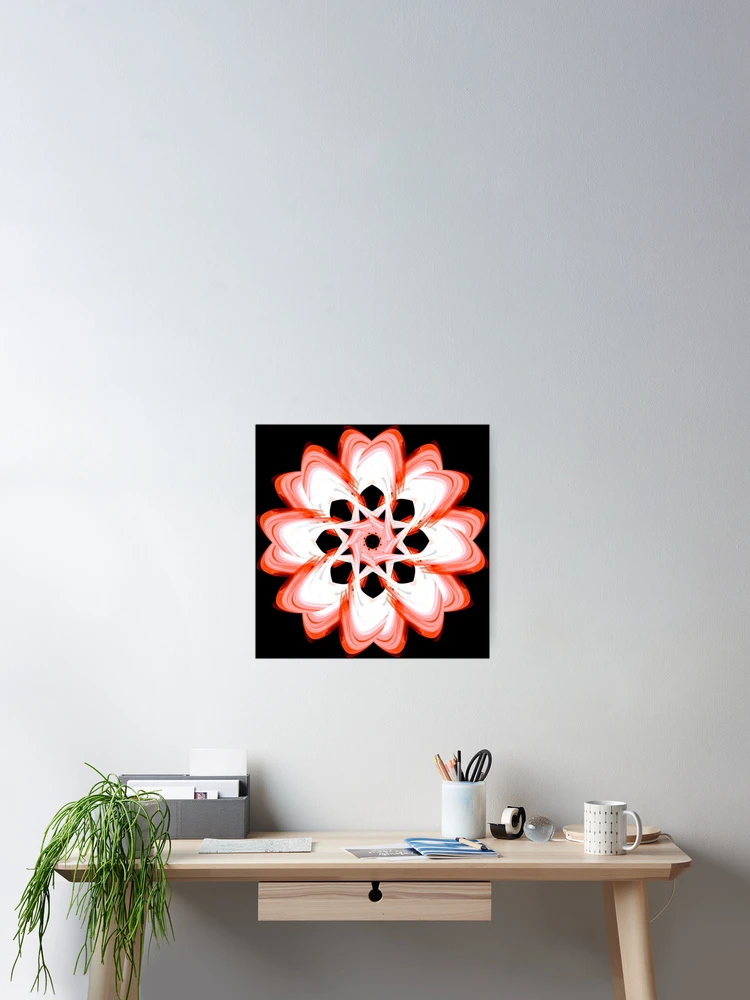Thumbnail 2 of 3, Poster, Red flower designed and sold by Meo Design.