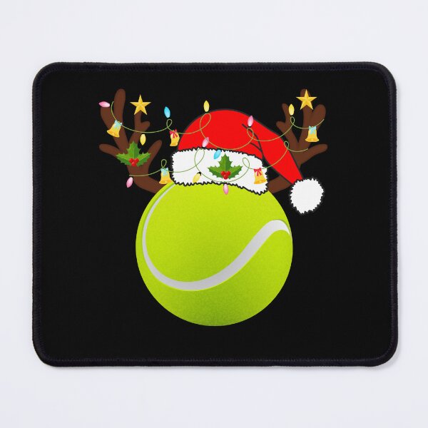 Item preview, Funny Tennis Ball Santa Hat Reindeer Player Christmas Xmas designed and sold by EIMgraphic.