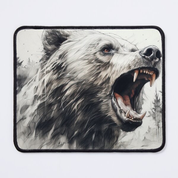 Item preview, Bear pencil drawing designed and sold by Alenus.