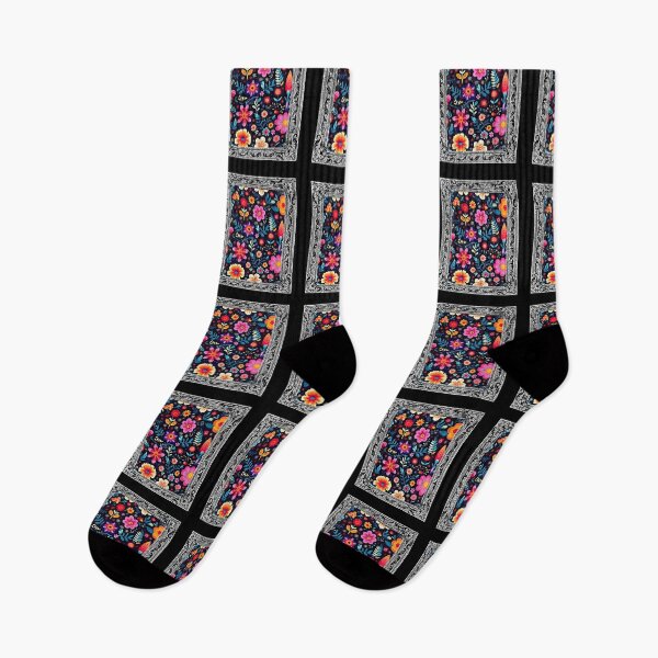 Item preview, Mexican Floral Pattern Colorful Flowers In A Frame 12 designed and sold by elvisg03.