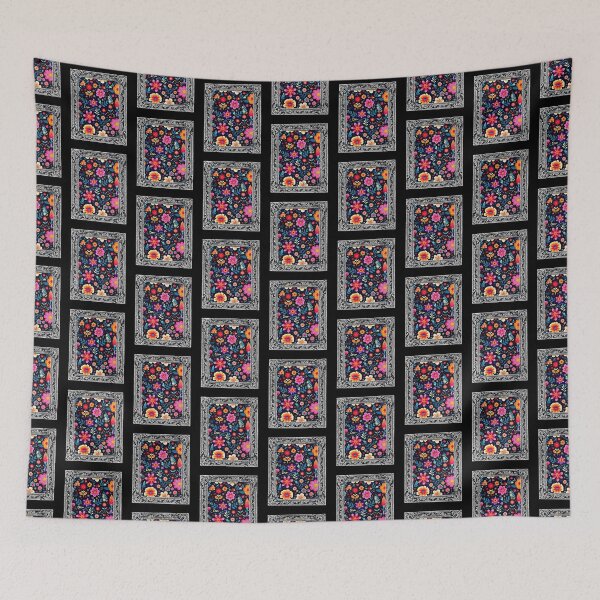 Item preview, Mexican Floral Pattern Colorful Flowers In A Frame 12 designed and sold by elvisg03.