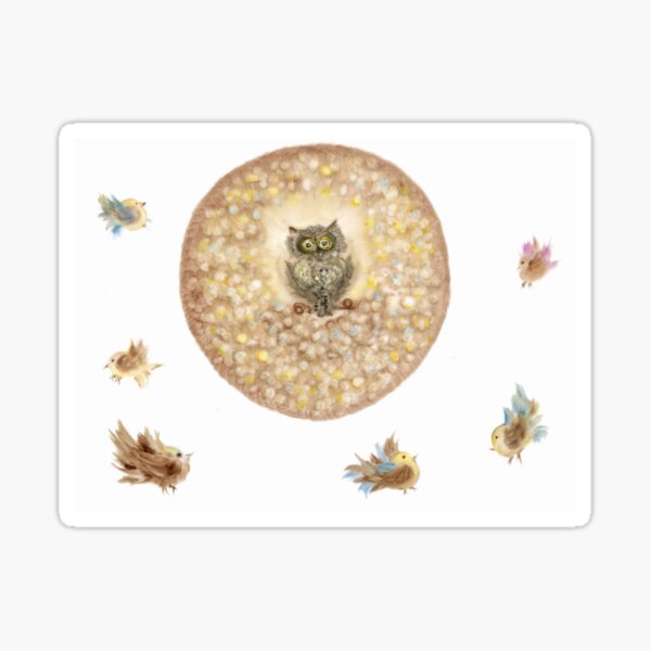 Owl and friends Sticker