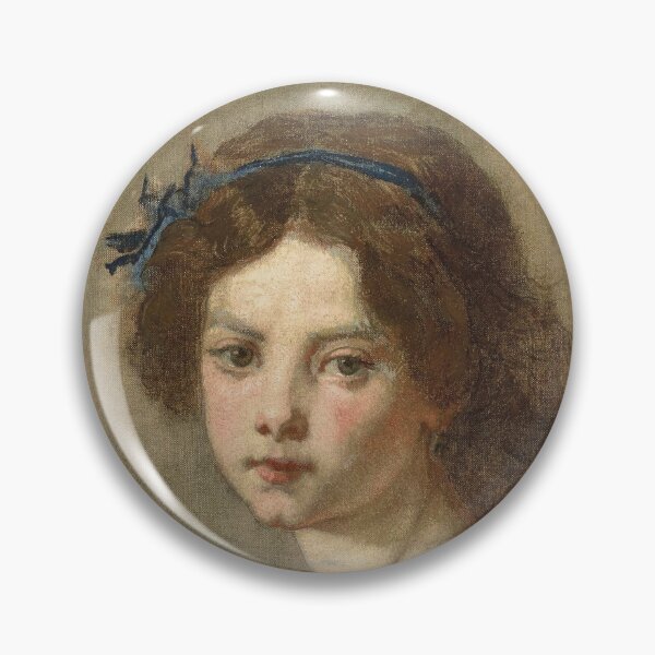Item preview, Portrait of a Young Girl (19th century) - Thomas Couture designed and sold by SALON DES ARTS.