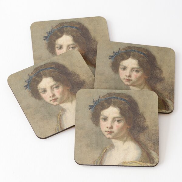 Item preview, Portrait of a Young Girl (19th century) - Thomas Couture designed and sold by SALON DES ARTS.