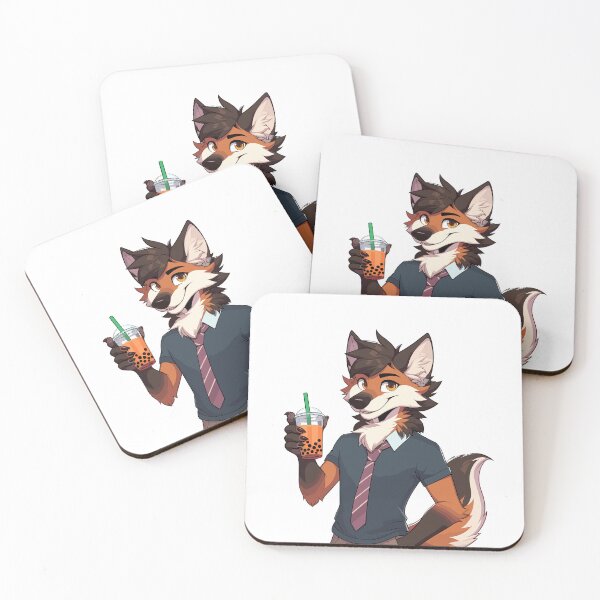 Item preview, Maned Wolf Boba Tea designed and sold by cave-canvas.