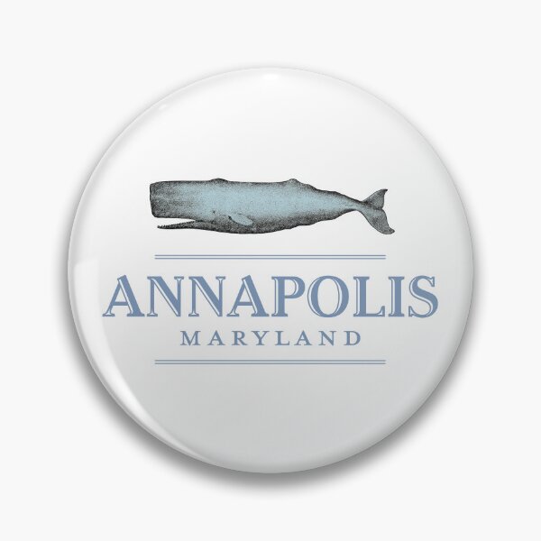 Item preview, Annapolis Maryland Vintage Whale Design designed and sold by Futurebeachbum.