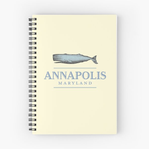 Item preview, Annapolis Maryland Vintage Whale Design designed and sold by Futurebeachbum.