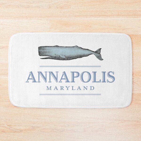 Item preview, Annapolis Maryland Vintage Whale Design designed and sold by Futurebeachbum.